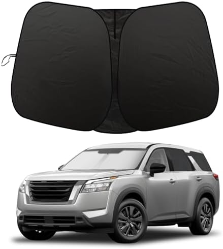 Foldable Front Windshield Sunshade for Nissan Pathfinder 2022-2026 by GZSH