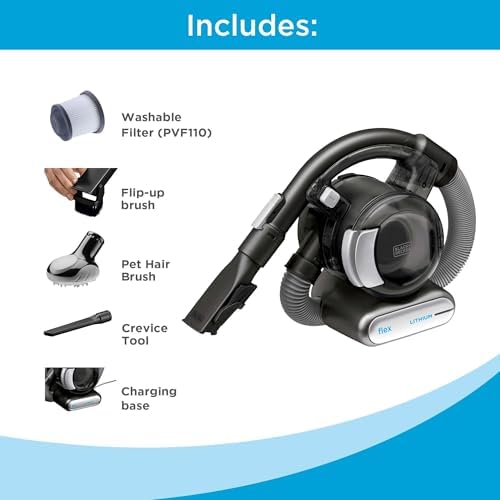 BLACK+DECKER dustbuster FLEX Cordless Handheld Vacuum, Home, Pet and Car Vacuum (BDH2020FL) - Image 2