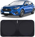 INSAUTO for Subaru Impreza Windshield Sun Shade Fit for Crosstrek Baja XV Crosstrek 2012-2025 Foldable Sunshade Car Sun Visor Cover Protector 210T Reflective Shade Blocks UV Rays Car Accessories L by INSAUTO