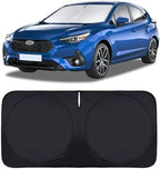 INSAUTO for Subaru Impreza Windshield Sun Shade Fit for Crosstrek Baja XV Crosstrek 2012-2025 Foldable Sunshade Car Sun Visor Cover Protector 210T Reflective Shade Blocks UV Rays Car Accessories L by INSAUTO