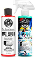 Chemical Guys CWS_101_16A Car Wash, Dry & Shine Bundle - Maxi-Suds II Foaming Car Wash Soap, 16 oz, Cherry Scent + After Wash Gloss Boosting Drying Aid (16 oz) (2 Items) by ChemicalGuys