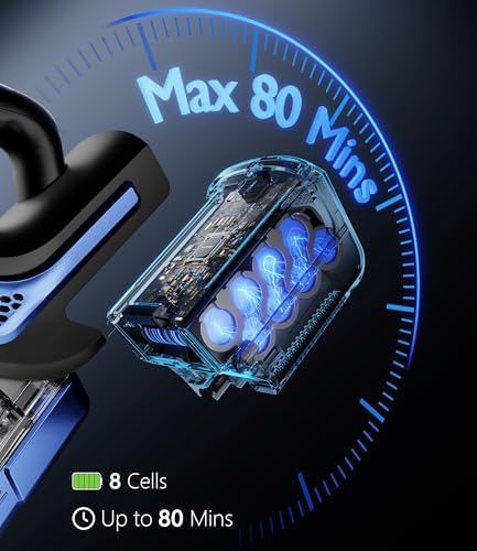 Cordless Vacuum Cleaner, 55Kpa Vacuum Cleaners for Home, Max 80mins Runtime Stick Vacuum with LED Display&1.5L Dust Cup, Rechargeable Lightweight Handheld Vacuum for Carpet/Hardwood Floor/Pet Hair/Car - Image 6