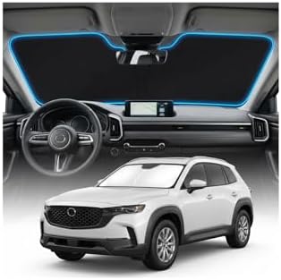 for Mazda CX50 Sun Shade Windshield Cover - Custom Fit CX-50 Accessories 2023-2025 2026 Sunshade Foldable UV Protection & Heat Shield Sun Visor Accessories by Unknown