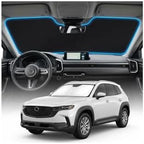 for Mazda CX50 Sun Shade Windshield Cover - Custom Fit CX-50 Accessories 2023-2025 2026 Sunshade Foldable UV Protection & Heat Shield Sun Visor Accessories by Unknown