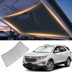 Windshield Sun Shade for Chevy/Chevrolet Equinox Front Window Shades Cover for 2010-2025 2026 Equniox Windshield Sun Visor Protector Car Accessories by LZYYQX