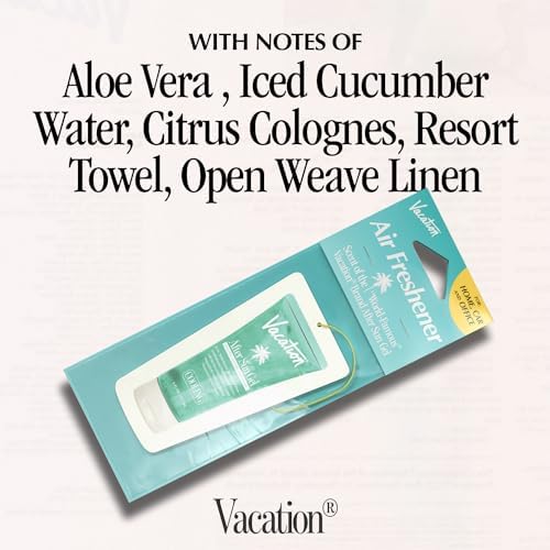 Vacation Car Air Freshener 3-Pack, After Sun Scent - Image 5