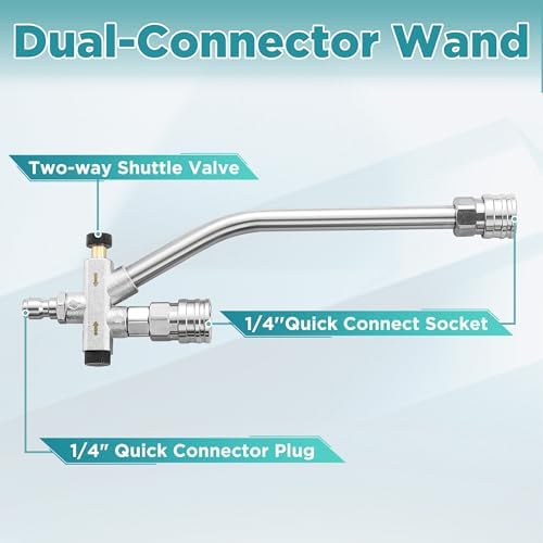 PWACCS Pressure Washer Foam Gun with Dual Connector, 1.5 Liter - Image 3
