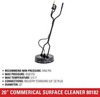 Simpson 20" Industrial Pressure Washer Surface Cleaner, Hot Water, 80182 - Image 4