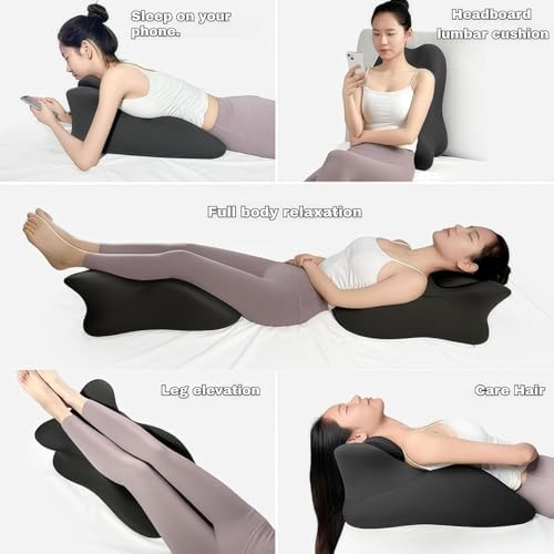 Couple's Intimate Support Wedge Pillow - Premium Memory Foam Cushion for Pressure Relief & Fatigue Reduction,Blue - Image 5