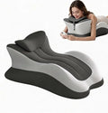 Memory Foam Wedge Pillow, 27°Ergonomic Support for Back, Waist & Legs, Multi-Position Pillow for Intimacy, Pregnancy, Sleep & Reading Removable Washable Cover(Grey) by Unknown