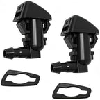 Front Windshield Washer Nozzle Kit fit for 2008 2009 2010 Ford Super Duty F-250 F-350 F-450 F-550 Replaces # 7C3Z-17603-A 7C3Z-17K605-A Wiper Fluid Washer Nozzle Spray Jet by YIENAKFUNAutoPart