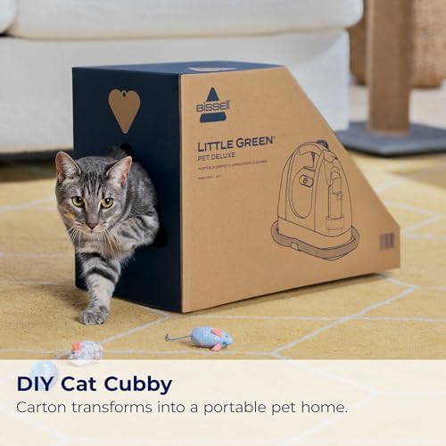 BISSELL Little Green Pet Deluxe Portable Carpet Cleaner, 3353 - Image 3
