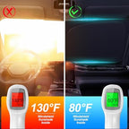 Windshield Sun Shade for Mazda CX-5 2019-2026 Compatible Accessories-4 Layers Custom Fit Foldable Front Window Sunshade Sun Visor Protector, Block UV Rays Keep Your Car Cooler - Image 3
