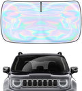 Windshield Sun Shade for Jeep Renegade 2015-2024 - 4 Layers SunShade Compatible with Jeep Renegade Foldable Front Window Sunshade Sun Visor Protector Block UV Rays Keep Your Car Cooler Car Accessories by Unknown