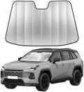 EcoNour Foldable Sun Shade Fit for Toyota RAV4 2019-2024 2025 2026 by EcoNour