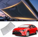 Windshield Sun Shade for Toyota Corolla Front Window Shades Cover for 2014-2025 2026 Corolla Windshield Sun Visor Protector Car Accessories by LZYYQX
