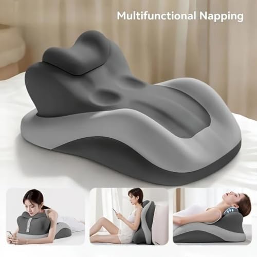 27 Degree Incline Memory Foam Wedge Pillow, Ergonomic Body Position Helper Cushion for Couples, Multi Purpose Bed Wedge for Reading Back Support and Leg Elevation,Yellow - Image 5