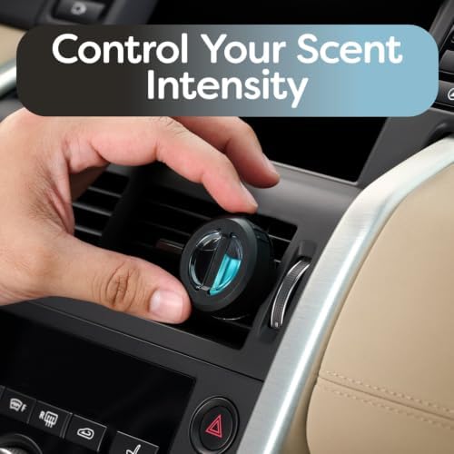 Refresh Your Car! E301451000 Dual Scent Mini Diffusers, Midnight Black/Ice Storm Scent - Image 3