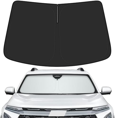 Car Windshield Sun Shade for Chevy 2018-2025 2026 Equinox Accessories (OEM Design) Reflective Foldable Heat Insulation Sunshade for Ultimate Protection by Unknown