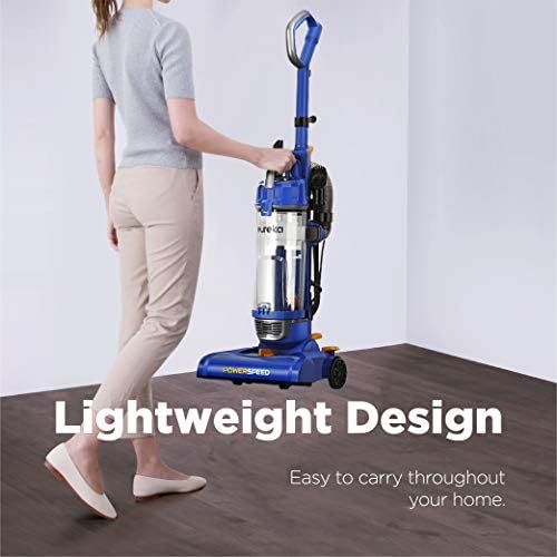 Eureka NEU182A PowerSpeed Lightweight Bagless Upright Vacuum Cleaner, Blue, Lite - Image 3