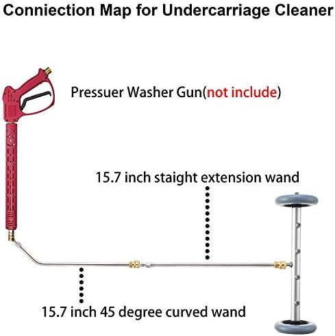 RIDGE WASHER Pressure Washer Undercarriage Cleaner, 16 Inch, 4000 PSI - Image 2