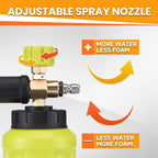 M MINGLE Pressure Washer Foam Cannon Kit, Car Wash Brush with Long Handle - Image 3