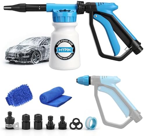 MYPIN Upgraded Car Wash Foam Gun, Foam Cannon, NEW Handle for Car Cleaning by MYPIN