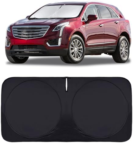 for Cadillac XT5 CT4 CTS CT5 XTS 2017 2018-2025 2026 Windshield Sun Shade by INSAUTO