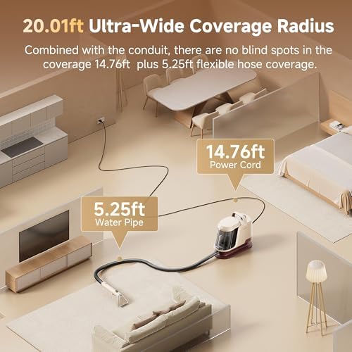 Uwant 22Kpa Carpet Cleaner Machine with Odor Eliminator Stick Set of 1 - Image 6