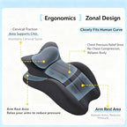 Sweet Spot Pillow for Couples, 27 Degree Couples Pillow for All Postures Wedge Pillow, Multi-Position Support for Sitting & Lying,Support Anti-Slip Waterproof Cover with Replaceable Design (Black) - Image 4