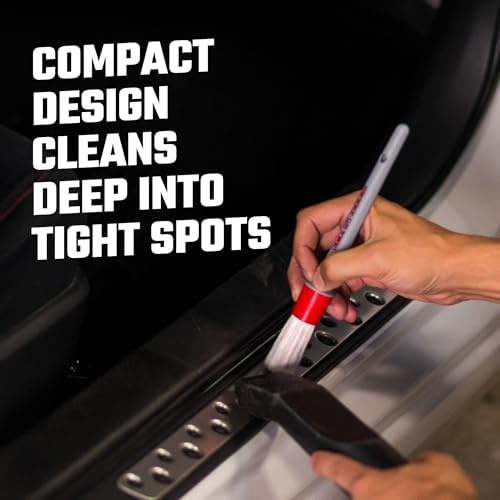 Chemical Guys, All in the Details Interior Detailing Brush Set, 3-Piece - Image 4