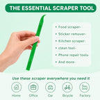 Crevice Cleaning Tool, 9 PCS Carbon Fiber Plastic Scraper Tool Set for Car Detailing - Image 5
