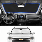 Custom Fit Windshield Sun Shade for Chevy Chevrolet Traverse 2018-2026 by Unknown