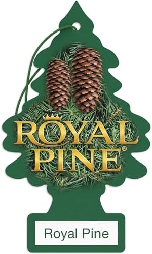 LITTLE TREES Car Air Freshener | Hanging Paper Tree for Home or Car | Royal Pine | 6 Pack by LITTLETREES