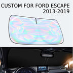 for Ford Escape 2013-2019 Windshield Sun Shade Cover - Custom Fit Ford Escape 4 Layers Sunshade Foldable Front Window Sunshade Sun Visor Protector Block UV Rays Keep Your Car Cooler Car Accessories - Image 2