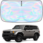 for Toyota Land Cruiser 2024 2025 2026 Windshield Sun Shade - Custom Fit Toyota Land Cruiser 4 Layers Sunshade Foldable Front Window Sunshade Sun Visor Protector Block UV Rays Keep Your Car Cooler by Unknown