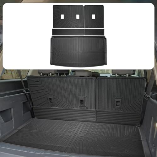 Cargo Liner Trunk Mat fit for Ford Expedition MAX&Lincoln Navigator 2018-2024 Cargo Mat Back Seat Cover Protector Backrest Mat by CaBYbigG