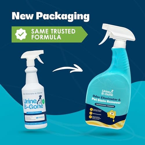 Urine B-Gone Enzyme Cleaner for Human, Cat & Dog Urine, Original, 32 oz - Image 2