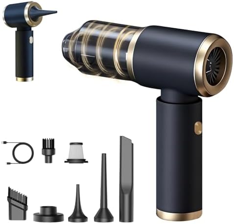 4 in 1 Cordless Handheld Car Vacuum, 15000PA Portable Mini Vacuum Cleaner by PEGOVO