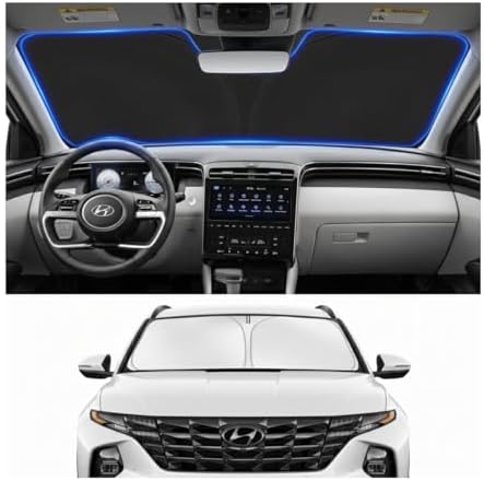 Custom Fit Windshield Sun Shade for Hyundai Tucson 2022-2026 by Unknown
