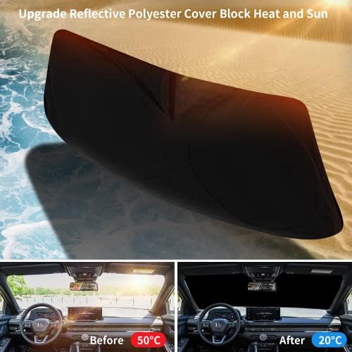 INSAUTO Windshield Sun Shades Custom Fit for Toyota Camry 2007-2017 - Image 6