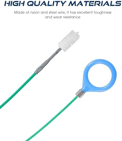 Drain Cleaner,Car Accessories Sunroof Drain Cleaning Tool,Drain Brush,Extra Long Pipe Cleaners for Cars,Fit for Auto Washing,Engine Cleaning,Truck Detailing,Exterior Clean (196 Inch) - Image 3