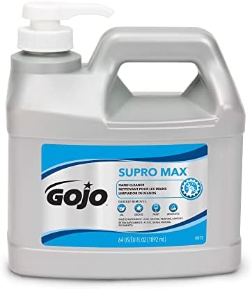 GOJO Supro Max Heavy Duty Hand Cleaner Pump Bottle, 1ct x 1/2 Gal - 0972-04 by GOJO