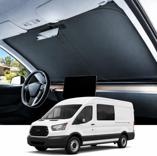REEVAA Car Windshield Sun Shade for Ford Transit 2026 by REEVAA