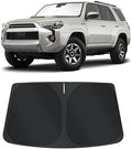 TINGLU Sun Shade for Toyota 4Runner 2010-2024 2025 Accessories Windshield Sun Shade Window Shade UV Rays Protection Sun Visor Cover with Steering Wheel Sunshade Storage Bag by TINGLU