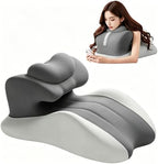 Intimate Pillow for Couples, Enhanced Support Memory Foam Triangle Wedge Pillow, Adjustable Ergonomic Positioning Cushion, Extra Large Adult Game & Bed Support Pillow (Light Gray) by Unknown