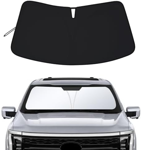 Windshield Sun Shade for Ford F-150 2021-2026 Accessories Foldable by JDMCAR