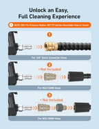 AstroAI Short Pressure Washer Gun with Swivel, 3/8" Quick Connect, 4060 PSI - Image 4