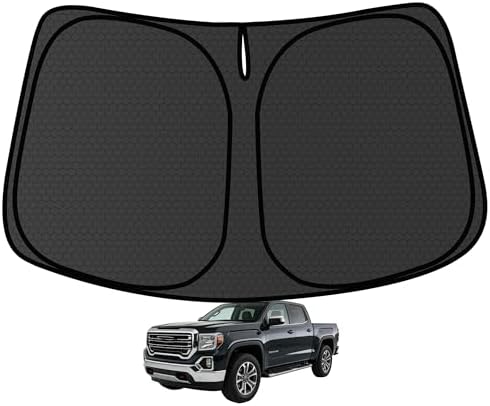 Canyon Customized Windshield Sun Shade for 2004-2023 2024 2025 2026 Canyon Front Window Sunshade Visor Protector Foldable Blocks UV Rays Keep Car Cooler Accessories by aatoppus