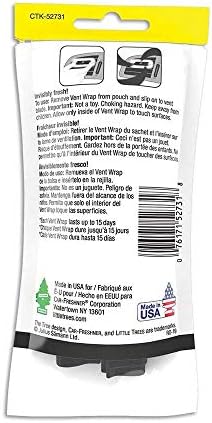 Little Trees Vent Wrap Air Freshener 4-Packs Car Air Freshner (Black Ice) - Image 3